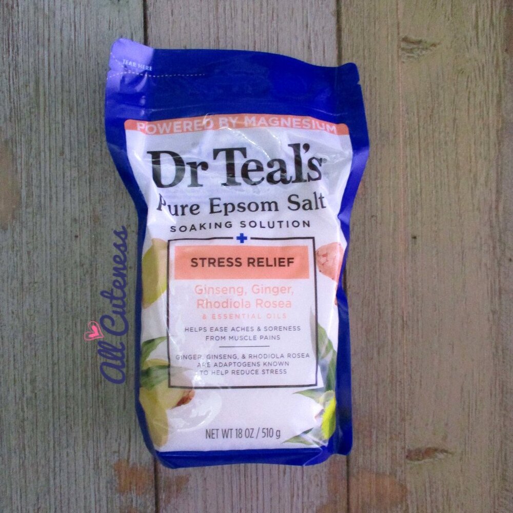 Dr Teals Pure Epsom Salt Soaking Solution Stress Relief